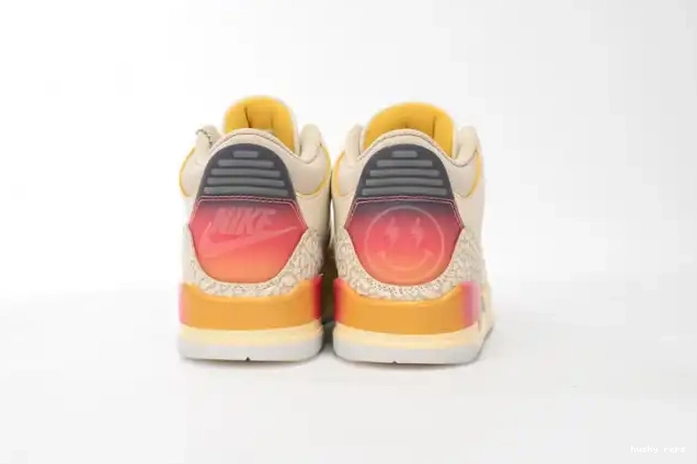 Rep Husky Balvin x Jordan J FN0344-901 Air 3 Sunset Medellin 0508